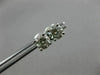 CLASSIC 1.07CT ROUND DIAMOND PLATINUM 4 PRONG 3D STUD EARRINGS F/G VS/SI1 #2048