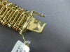 ESTATE MASSIVE 61.34CT DIAMOND & MULTI COLOR SAPPHIRE 18KT YELLOW GOLD BRACELET
