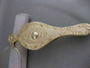 ANTIQUE .20CT OLD MINE DIAMOND 14KT Y GOLD FILIGREE LORGNETT OPERA GLASSES #2543