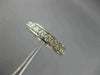 ESTATE .77CT DIAMOND 14KT WHITE GOLD 3D SEMI ETERNITY WEDDIING ANNIVERSARY RING