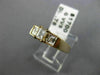 ANTIQUE .76CT ASSCHER CUT DIAMOND 14KT YELLOW GOLD PAST PRESENT FUTURE RING #112
