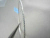 ANTIQUE NARROW 2.06CT DIAMOND 18KT WHITE GOLD 2MM WIDE BANGLE SIMPLY BEAUTIFUL!