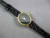 ESTATE CLASSIC .04CT 18KT YELLOW GOLD TISSOT QUARTZ OVAL WOMEN'S WATCH #28034