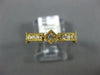 .41CT DIAMOND 18K YELLOW GOLD FILIGREE MILIGRAIN 3/4TH ETERNITY ANNIVERSARY RING