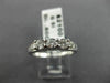 ESTATE .60CT DIAMOND 14KT WHITE GOLD 3 STONE WEDDING ANNIVERSARY RING #22946