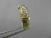 ESTATE .40CTW DIAMOND 14K WHITE YELLOW GOLD MENS WEDDING RING 6MM 6.75 #2155