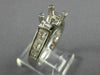 ESTATE 1.50CT DIAMOND 14KT WHITE GOLD CLASSIC 4 PRONG SEMI MOUNT ENGAGEMENT RING