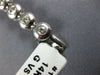 LARGE 2.20CT DIAMOND 14KT WHITE GOLD ROUND BEZEL CLASSIC TENNIS BRACELET #1481