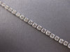 ESTATE .98CT DIAMOND 14KT WHITE GOLD 3D CLASSIC ADJUSTABLE TENNIS BRACELET