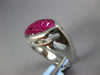 5.80CT DIAMOND & AAA RUBY 18KT WHITE GOLD 3D PRINCESS MARQUISE SHAPE MENS RING