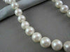 ESTATE 11mm - 12mm AAA WHITE SOUTH SEA PEARLS CLASSIC 14KT FILIGREE NECKLACE