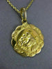 ESTATE 18KT YELLOW GOLD 3D HANDCRAFTED ITALIAN RELIGIOUS METAL PENDANT #26083