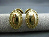 ANTIQUE LARGE 14KT YELLOW GOLD OVAL FILIGREE DOUBLE SIDED CUFF LINKS #21206