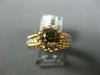 ESTATE 1.43CT CHOCOLATE FANCY DIAMOND 18KT ROSE GOLD 3D 4 PRONG ENGAGEMENT RING