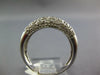 WIDE 1.28CT DIAMOND & AMETHYST 14KT WHITE GOLD PRINCESS CHANNEL ANNIVERSARY RING