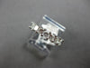 .69CT DIAMOND 14KT WHITE GOLD PRINCESS INVISIBLE PRONG WEDDING ANNIVERSARY RING