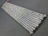 ESTATE EXTRA LARGE 20.48CT DIAMOND 18K WHITE GOLD MULTI ROW CUFF TENNIS BRACELET