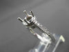 ESTATE .35CT DIAMOND 14K WHITE GOLD 3D FILIGREE SEMI MOUNT ENGAGEMENT RING #1568