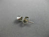 ESTATE .50CT DIAMOND 14K WHITE GOLD CLASSIC SOLITAIRE BEZEL STUD EARRINGS #19008
