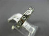 1.24CT ROUND & BAGUETTE DIAMOND 14KT WHITE GOLD ETERNITY ANNIVERSARY RING #1355