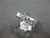 .85CT DIAMOND 14K WHITE GOLD PRINCESS 5 STONE INVISIBLE WEDDING ANNIVERSARY RING