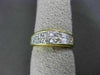 ESTATE 1.40CT DIAMOND 18KT YELLOW GOLD PRINCESS WEDDING ANNIVERSARY RING 19751