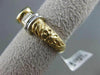ESTATE 1.89CT DIAMOND & AAA SAPPHIRE 14KT TWO TONE GOLD FILIGREE ENGAGEMENT RING