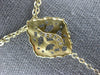LARGE 10.4CT DIAMOND & AAA MOONSTONE 14K ROSE GOLD LARIAT DOUBLE STRAND NECKLACE