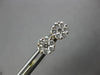 .50CT DIAMOND 14KT YELLOW GOLD 3D CLASSIC CLUSTER FLOWER INVISIBLE STUD EARRINGS
