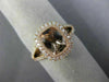 WIDE 1.51CT DIAMOND & AAA MORGANITE 14KT ROSE GOLD HALO FILIGREE ENGAGEMENT RING