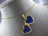 ESTATE 14KT YELLOW GOLD 3D HEART SHAPE HANDCARVED FLOWER LOCKET PENDANT #27975