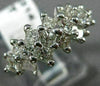 ESTATE 1.37CT PRINCESS DIAMOND 14KT WHITE GOLD COCKTAIL ANNIVERSARY RING #19314