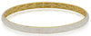 WIDE 8.0CT DIAMOND 18K YELLOW GOLD 3D MULTI ROW CLASSIC ETERNITY BANGLE BRACELET
