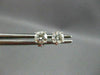 ESTATE .70CT DIAMOND 14KT WHITE GOLD SOLITAIRE SCREW BACK EARRINGS 5mm #22059