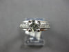 ESTATE .96CT DIAMOND 14K WHITE GOLD CLASSIC ROUND CHANNEL LUCIDA ENGAGEMENT RING