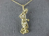 ESTATE 14KT YELLOW GOLD 3D SOCCER PLAYER CHARM PENDANT #25105