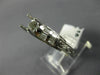 ANTIQUE .60CT DIAMOND 18KT WHITE GOLD FILIGREE SEMI MOUNT ENGAGEMENT RING #23415