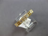 ESTATE .20CT DIAMOND 14KT YELLOW GOLD 7 STONE FILIGREE FLOWER BUTTERLFY FUN RING