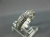ANTIQUE 1.50CT DIAMOND 18K WHITE GOLD 3 ROW PAVE ETERNITY ANNIVERSARY RING #1192