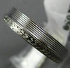 ESTATE 14KT WHITE GOLD 3D FILIGREE MILGRAIN WEDDING ANNIVERSARY LOVE RING #1059