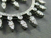 ESTATE LARGE 2.10CT DIAMOND 14K WHITE GOLD FLOATING CIRCLE OF LIFE PENDANT #1585