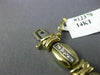 ESTATE WIDE .85CT ROUND DIAMOND 14KT TWO TONE GOLD 3D TENNIS BRACELET #12379