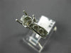 ESTATE 1.28CT DIAMOND 14KT WHITE GOLD 7 STONE SEMI MOUNT ENGAGEMENT RING #16313