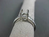 ESTATE .55CT DIAMOND 14KT WHITE GOLD LUCIDA SEMI MOUNT ENGAGEMENT RING #18223