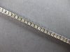 ESTATE 3.0CT DIAMOND 14K WHITE GOLD 3D CLASSIC ROUND CHANNEL FUN TENNIS BRACELET
