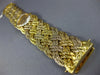ESTATE LARGE BAUME & MERCIER .88CT DIAMOND 18KT TWO TONE GOLD WOVEN WATCH #25889