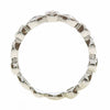 .44CT DIAMOND 18KT WHITE GOLD ROUND & MARQUISE SHAPE MILGRAIN ANNIVERSARY RING
