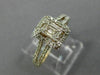 LARGE 1.70CT DIAMOND 18K ROSE GOLD 3D CLUSTER ENGAGEMENT INSERT ANNIVERSARY RING