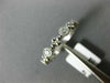 ESTATE .36CT DIAMOND 14K WHITE GOLD 3D FLOWER FILIGREE WEDDING ANNIVERSARY RING