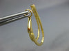ESTATE .57CT DIAMOND 18KT YELLOW GOLD 2 ROW DOUBLE OVAL CLIP ON HANGING EARRINGS